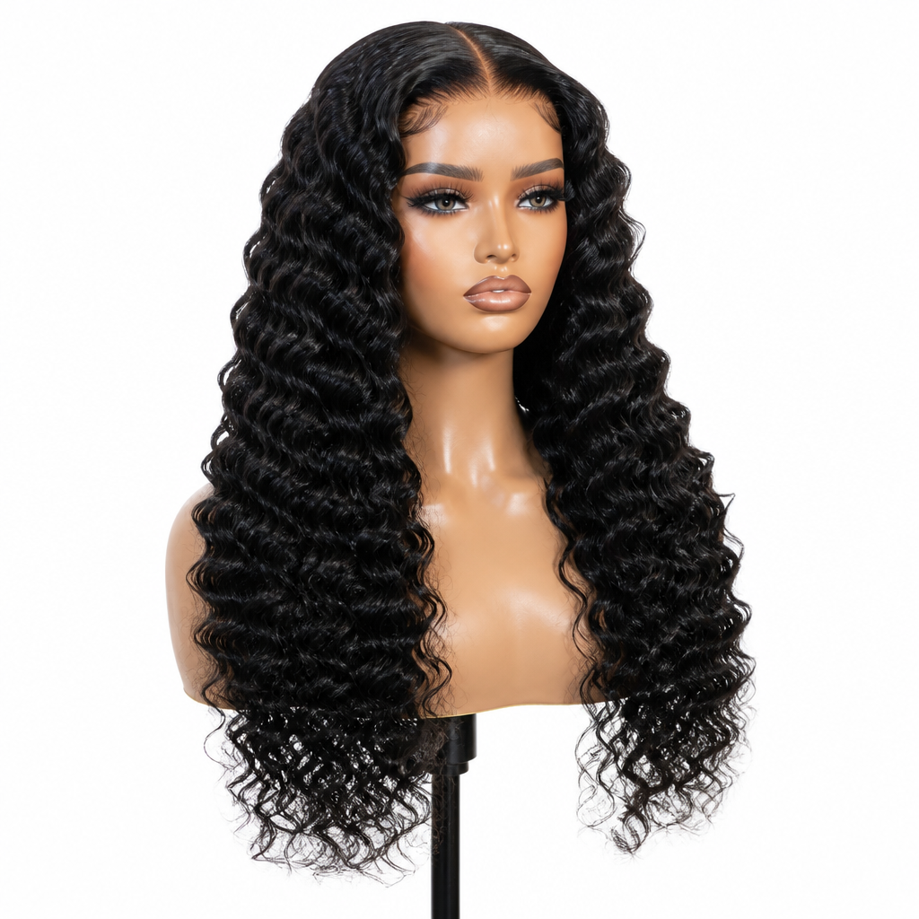 Luxury Deep Wave Wig - 100% Brazilian human hair